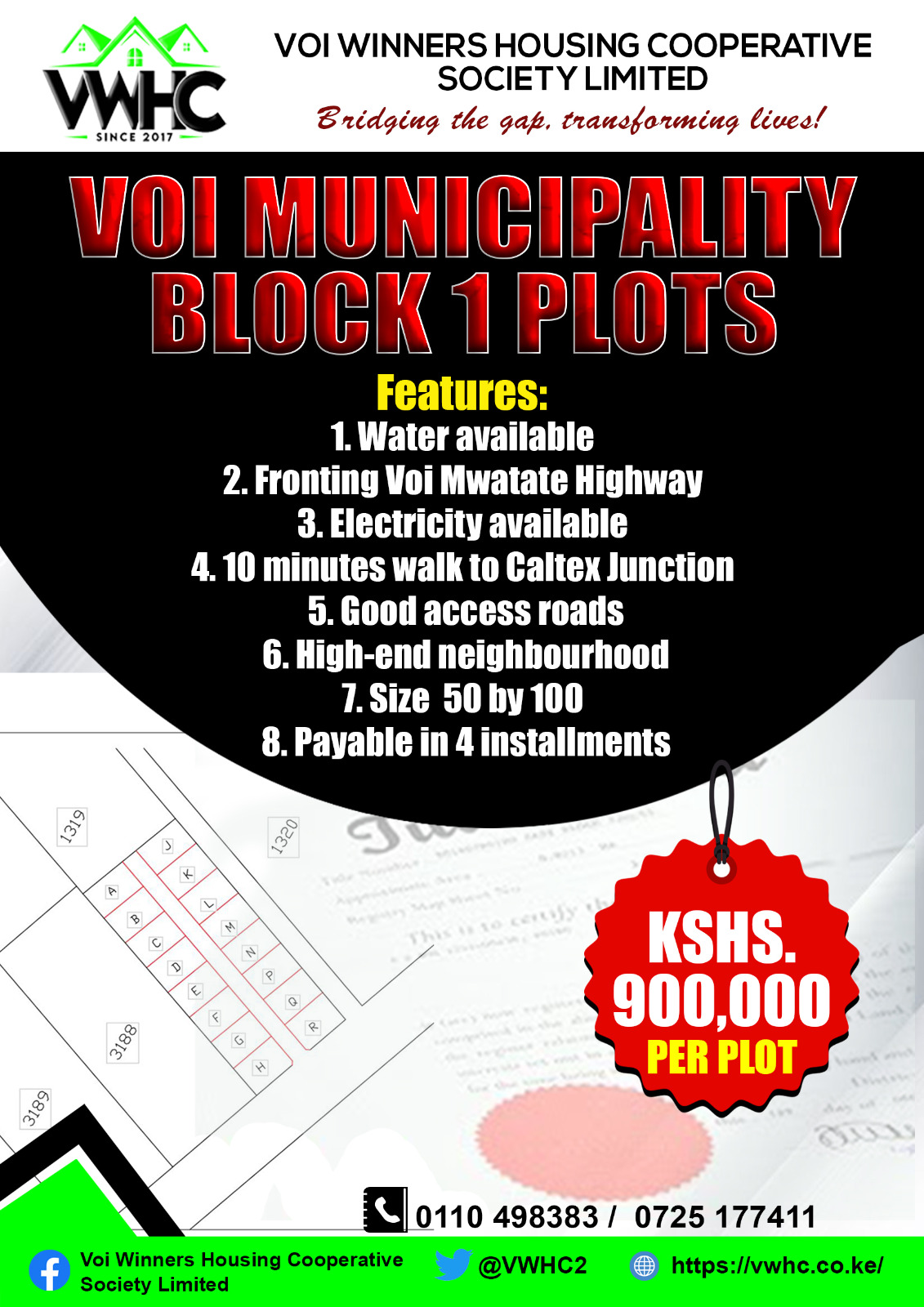 Voi Municipality Plots
